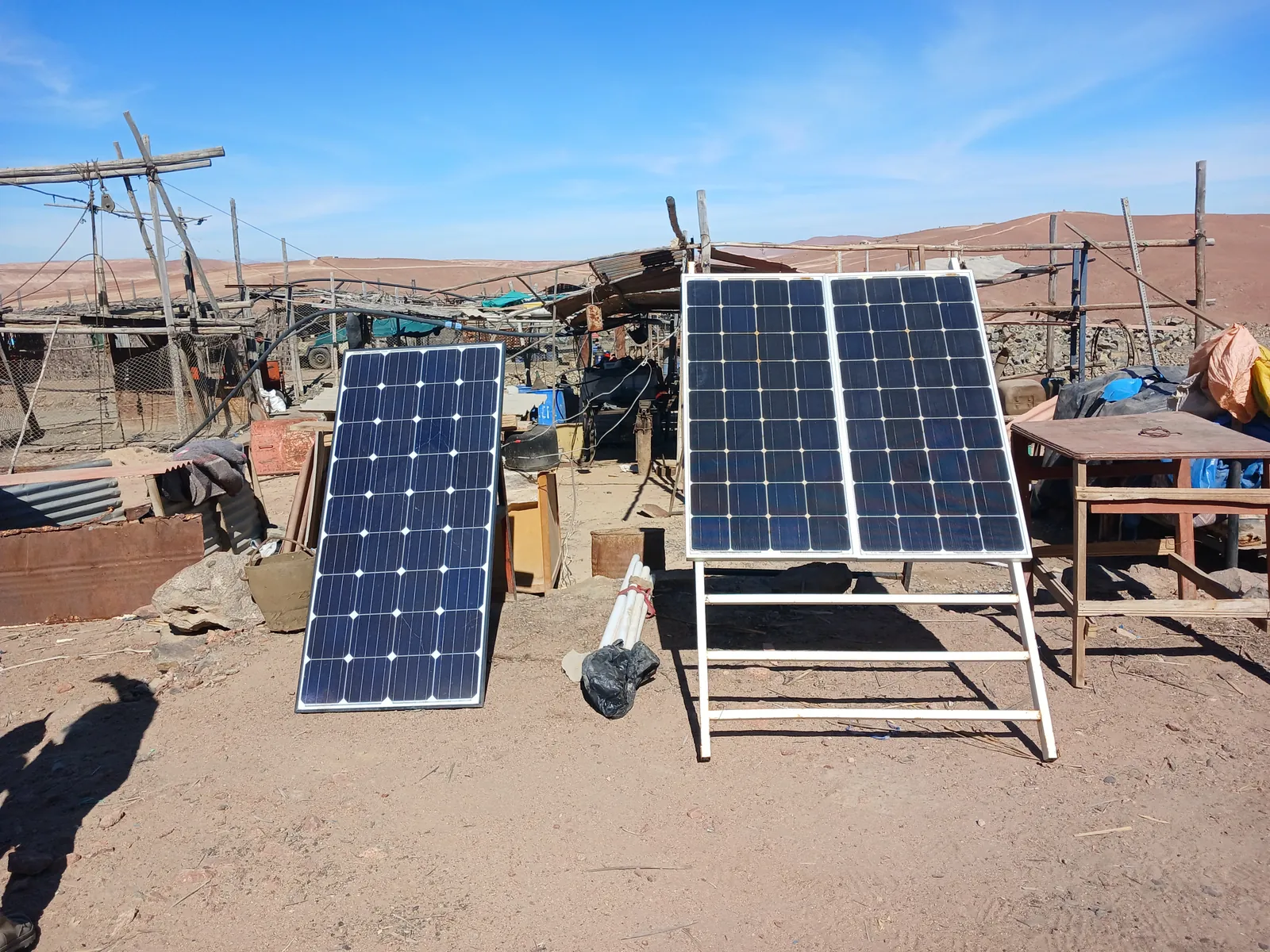 Visiting artisanal copper mines in Peru
